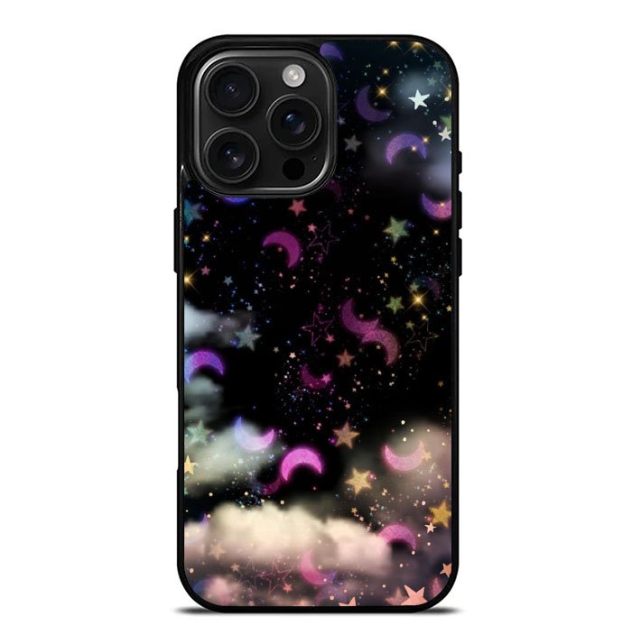 Moon and Star iPhone 16 Pro Max Case FE0444