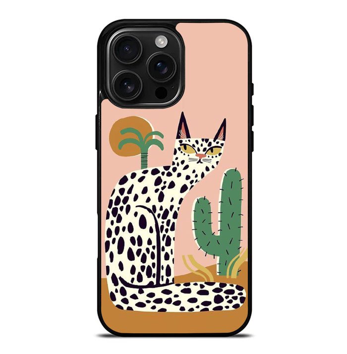 Cat Polkadot iPhone 16 Pro Max Case FE0145