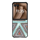Tribal Pattern Motorola Moto RAZR Plus 2025 Case FE0623