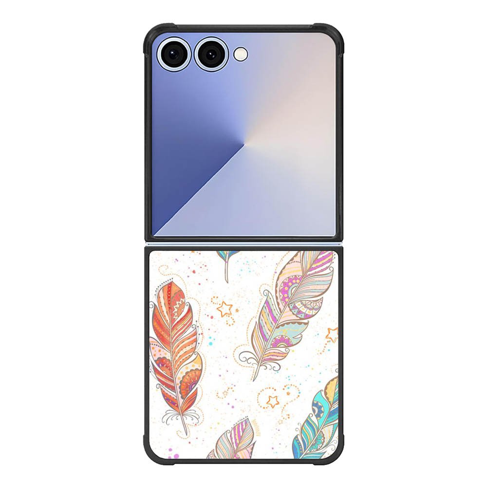 Boho Feather FE0212 Samsung Galaxy Flip 7 5G Case