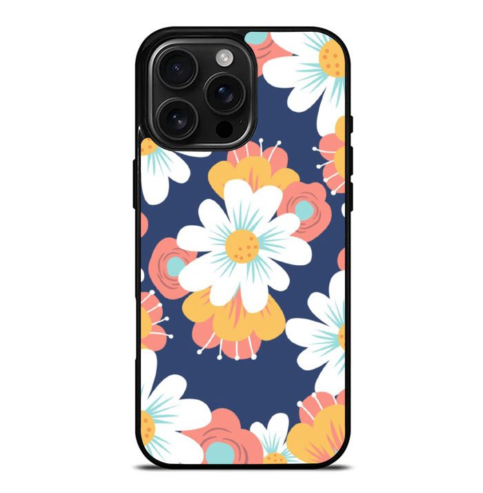 Beauty Flowers Pattern iPhone 16 Pro Max Case FE0089