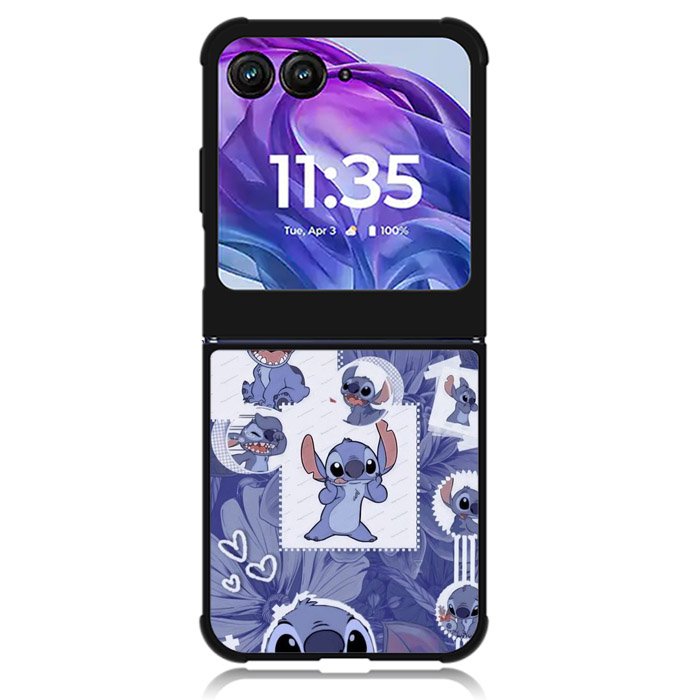Aesthetic Stitch Motorola Moto Razr 2024 , Moto Razr 50 Case