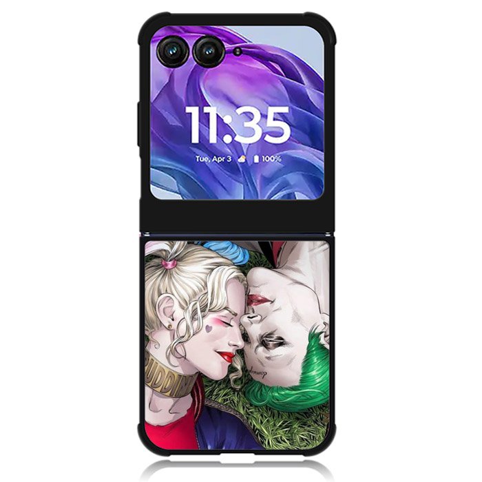 Couple Joker And Harley Quinn 2nd Motorola Moto Razr 2024 , Moto Razr 50 Case
