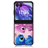 Stitch Pink And Blue 2nd Motorola Moto Razr 2024 , Moto Razr 50 Case