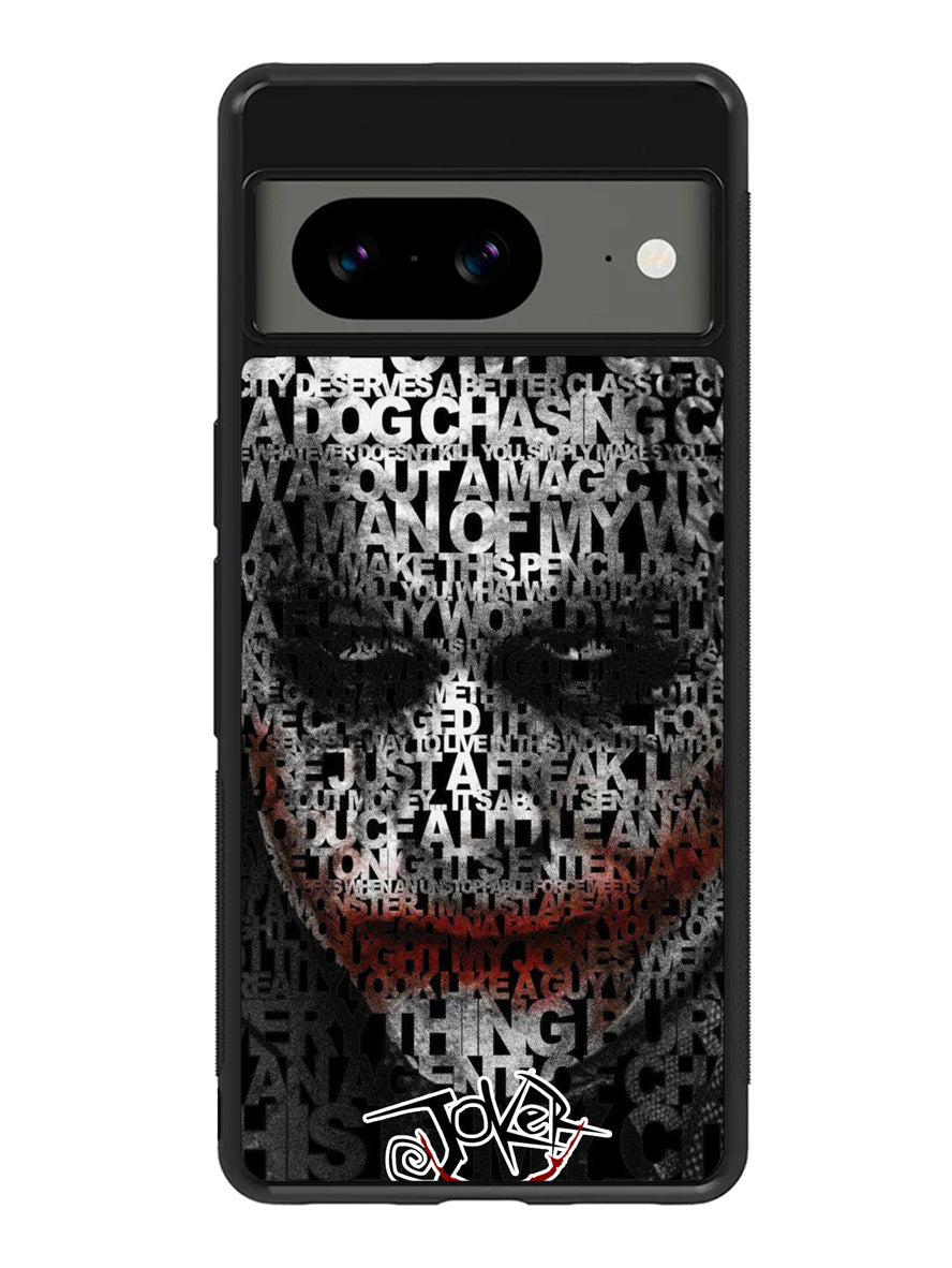 Joker Typography Quotes 2nd Google Pixel 8a Case