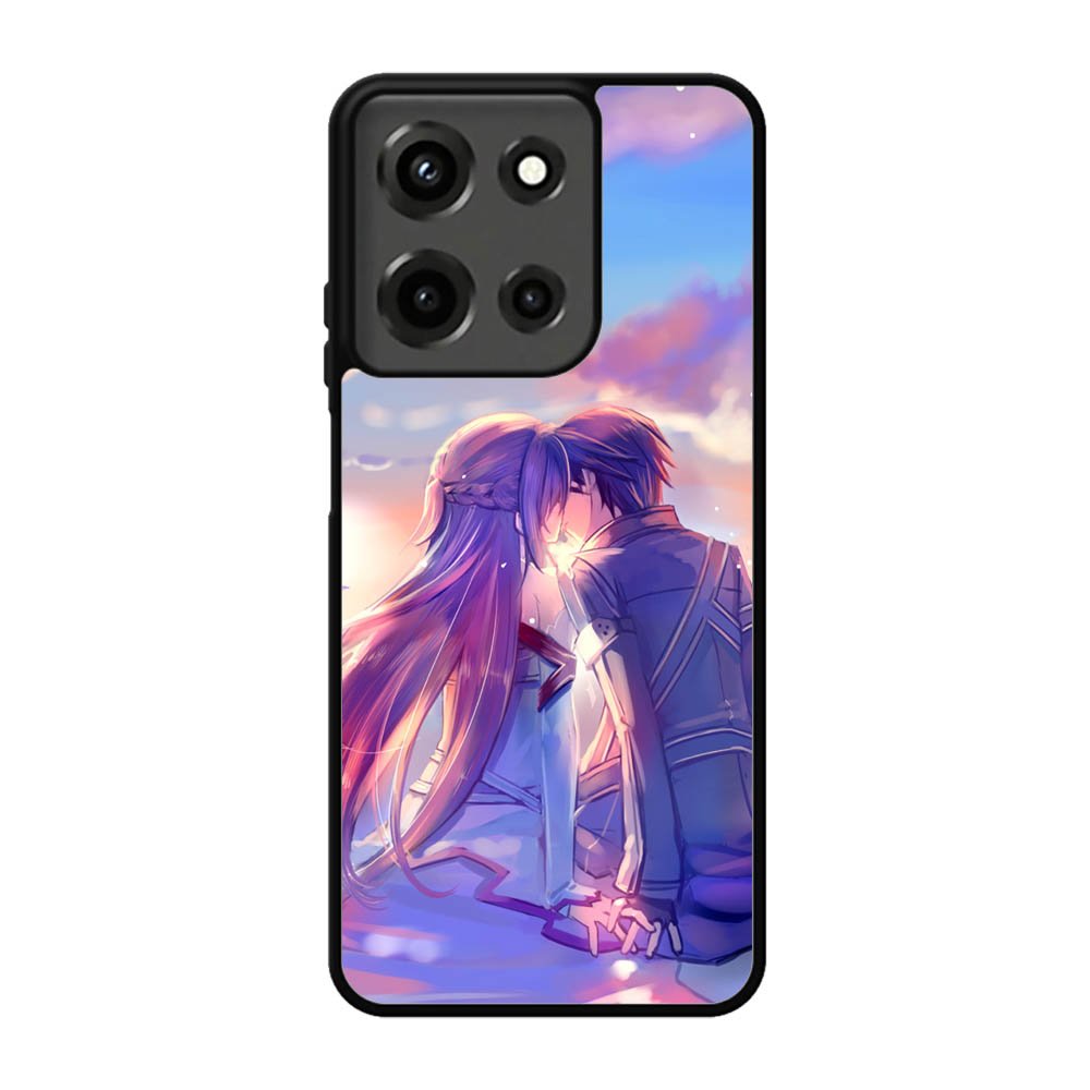 Anime Asuna Yuuki Kirito Sinon SAO Motorola Moto G 5G 2025 Case FE4363