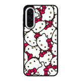 Hello Kitty Face Pattern Samsung Galaxy A56 Case FE1223