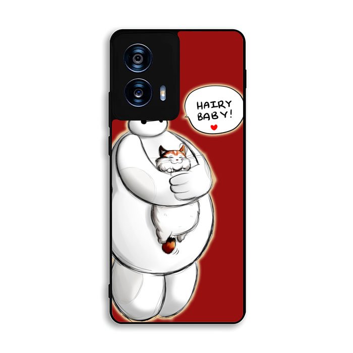 Cat and Baymax Hairy Baby Motorola Moto G Power 5G 2024 Case FE6579