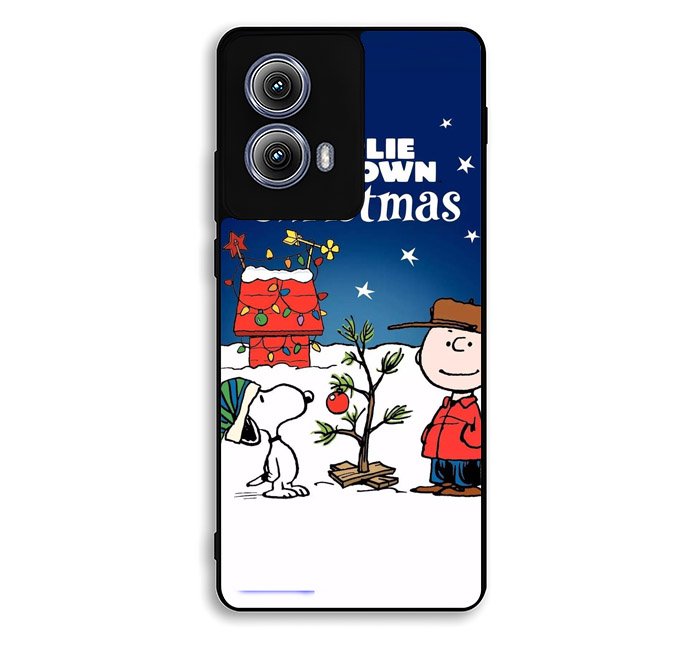 A Charlie Brown Peanuts Christmas Cartoon Motorola Moto Edge 2024 Case FE0253