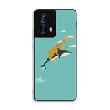 Black Friday offer Giraffe Riding Shark Motorola Moto G Power 5G 2024 Case FE0677