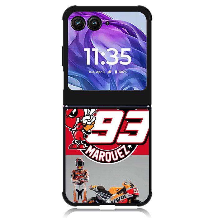 Marc Marquez 93 MotoGP Motorola Moto Razr 2024 , Moto Razr 50 Case