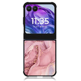 Pink Marble Motorola Moto Razr 2024 , Moto Razr 50 Case