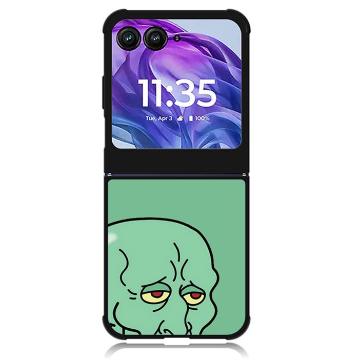 Squidward Handsome Face Motorola Moto Razr 2024 , Moto Razr 50 Case