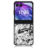Ahegao Face Manga 1st Motorola Moto Razr 2024 , Moto Razr 50 Case