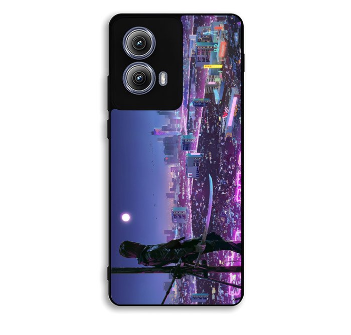 Cyberpunk City Motorola Moto Edge 2024 Case FE3155