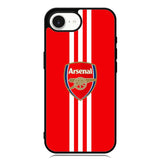Arsenal Three Stripes iPhone 16e Case