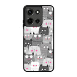 Cat Pattern Motorola Moto G 5G 2025 Case FE5585