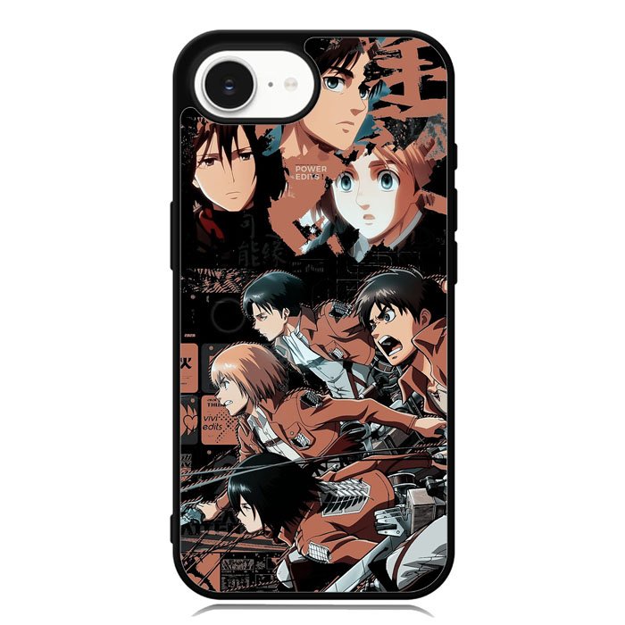 Eren Mikasa Attack On Titan iPhone 16e Case