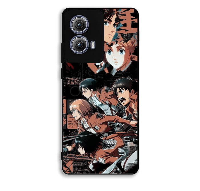 Eren Mikasa Attack On Titan Motorola Moto Edge 2024 Case FE3365