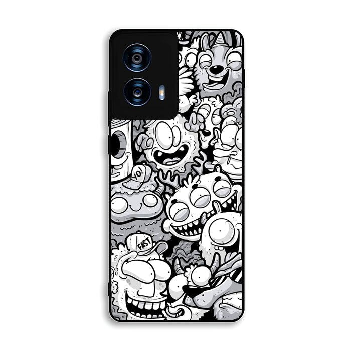 Doodle Art Cartoon Motorola Moto G Power 5G 2024 Case FE4746