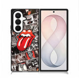 Rolling Stones Collage Samsung Galaxy Z Fold 8 Ultra Case DC1585