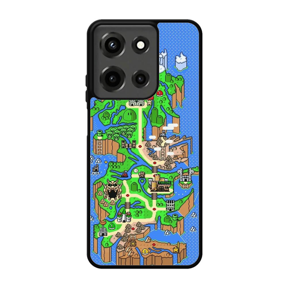 Super Mario World Map Motorola Moto G 5G 2025 Case FE1036