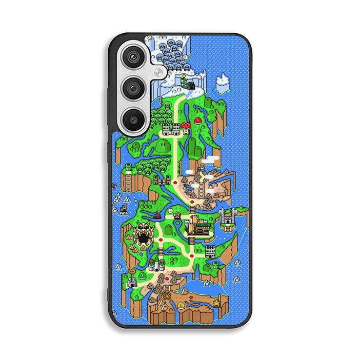 Super Mario World Map Samsung Galaxy A26 Case FE0763