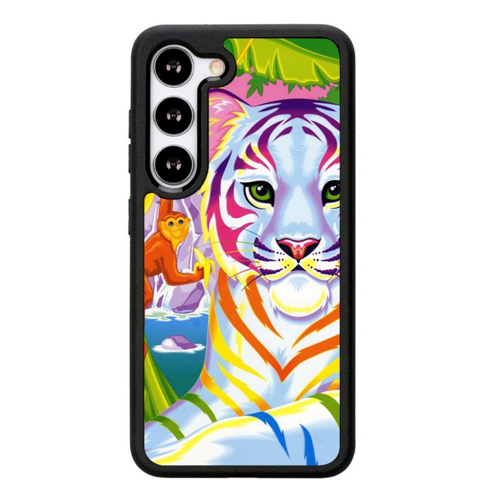 Neon Tiger And Monkey Samsung Galaxy S24 5G Case