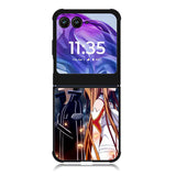 SWORDS ART ONLINE SAO KIRITO AND ASUMA ANIME Motorola Moto Razr 2024 , Moto Razr 50 Case FE1104