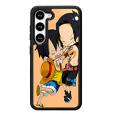 luffy and brother chibi Z0951 Samsung Galaxy S24 Plus 5G , Samsung Galaxy S24+ 5G Case
