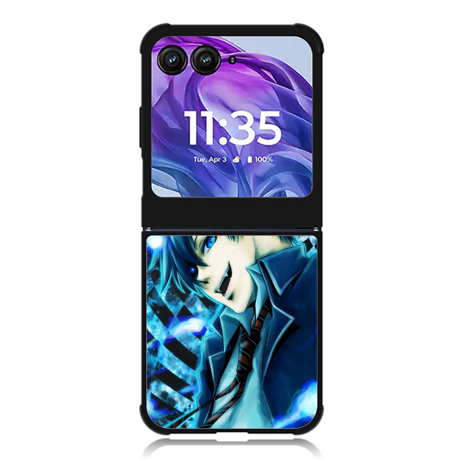 Ao No Exorcist Blue Demon Motorola Moto Razr 2024 , Moto Razr 50 Case FE1137