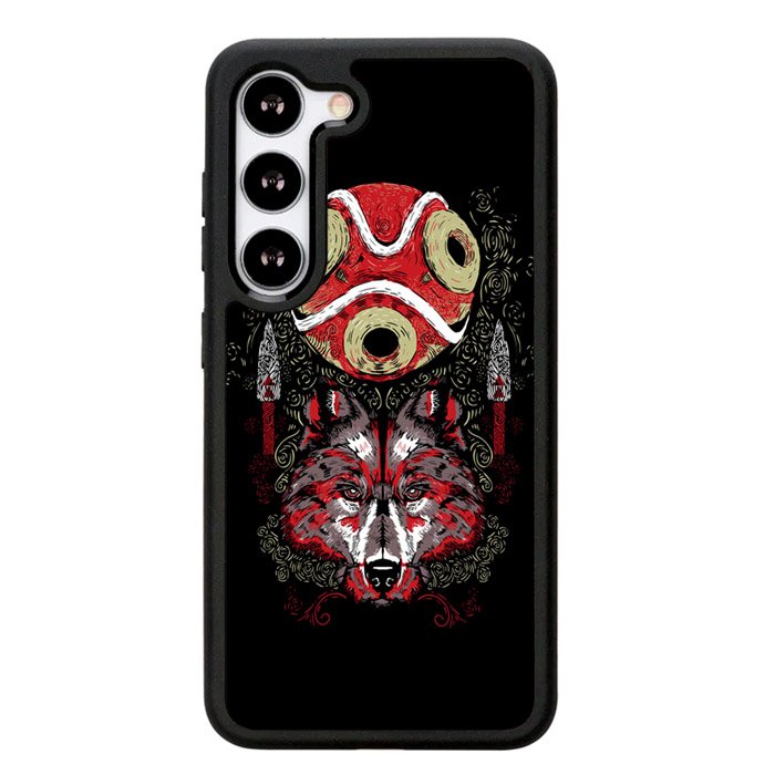 princes mononoke mask art Z1258 Samsung Galaxy S24 Plus 5G , Samsung Galaxy S24+ 5G Case