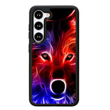 wolf glow line Z1432 Samsung Galaxy S24 5G Case