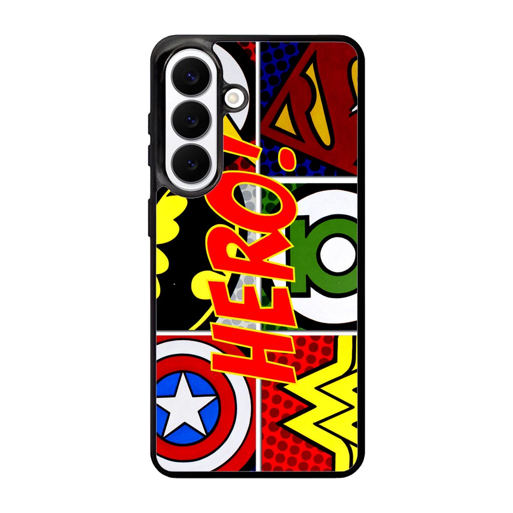 Pop Comic Super Hero Logo Z2840 Samsung Galaxy S26 Case