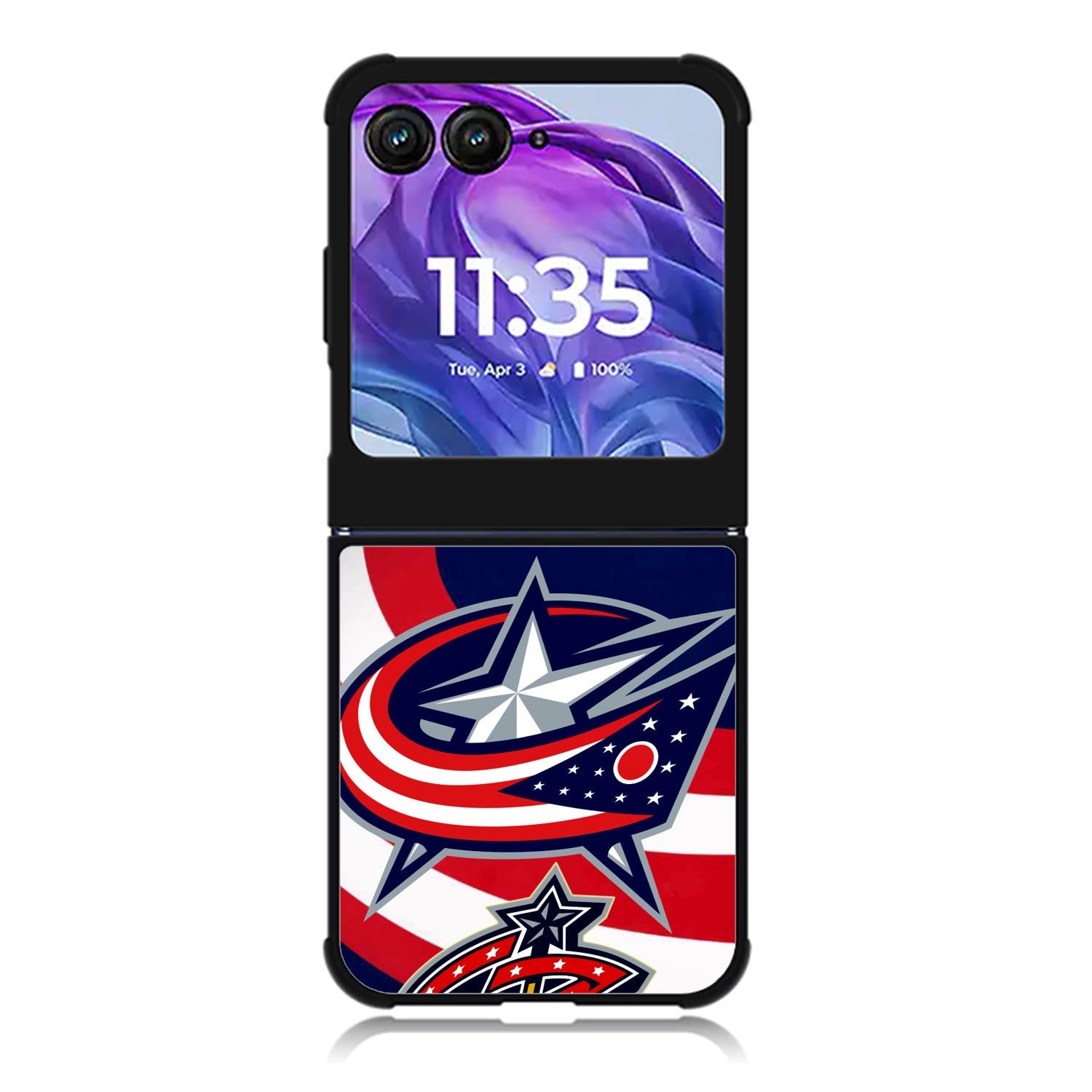 Columbus Blue Jackets Motorola Moto Razr 2024 , Moto Razr 50 Case FE1258