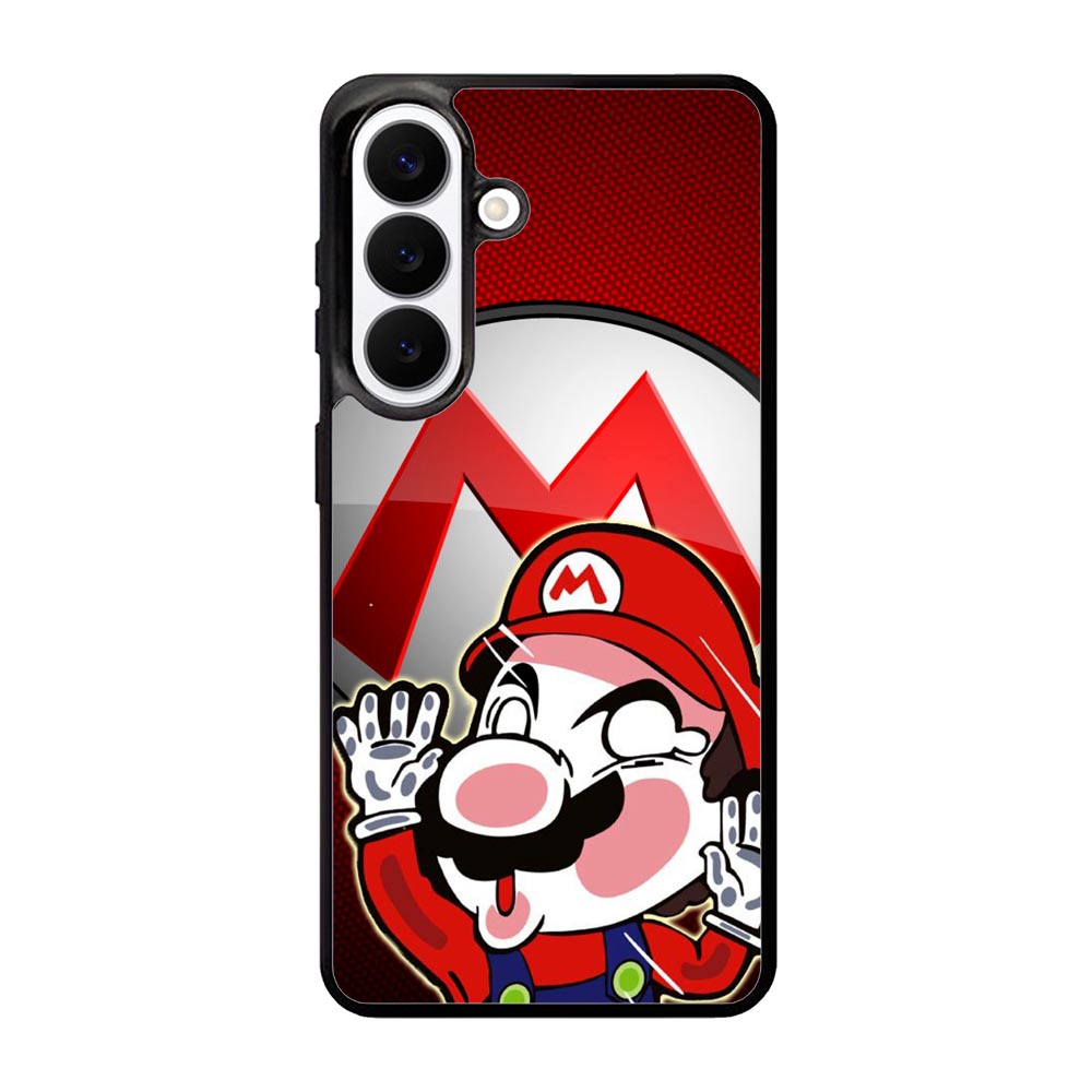Sticker hit glass Mario Z3690 Samsung Galaxy S26 Plus Case