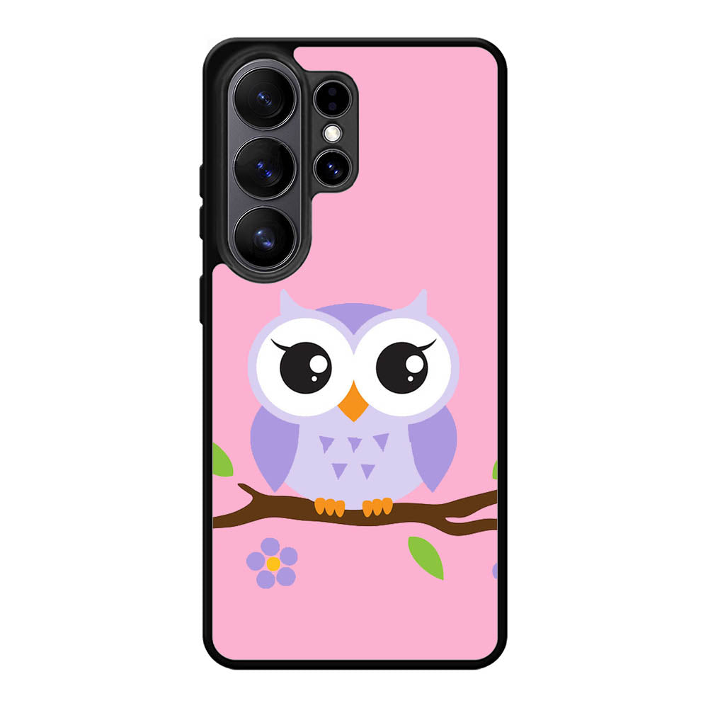Owl Cute Z3814 Samsung Galaxy S26 Ultra Case