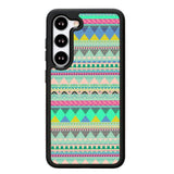 Pastel Aztec pattern Z3832 Samsung Galaxy S25 Plus 5G , Samsung Galaxy S25+ 5G Case