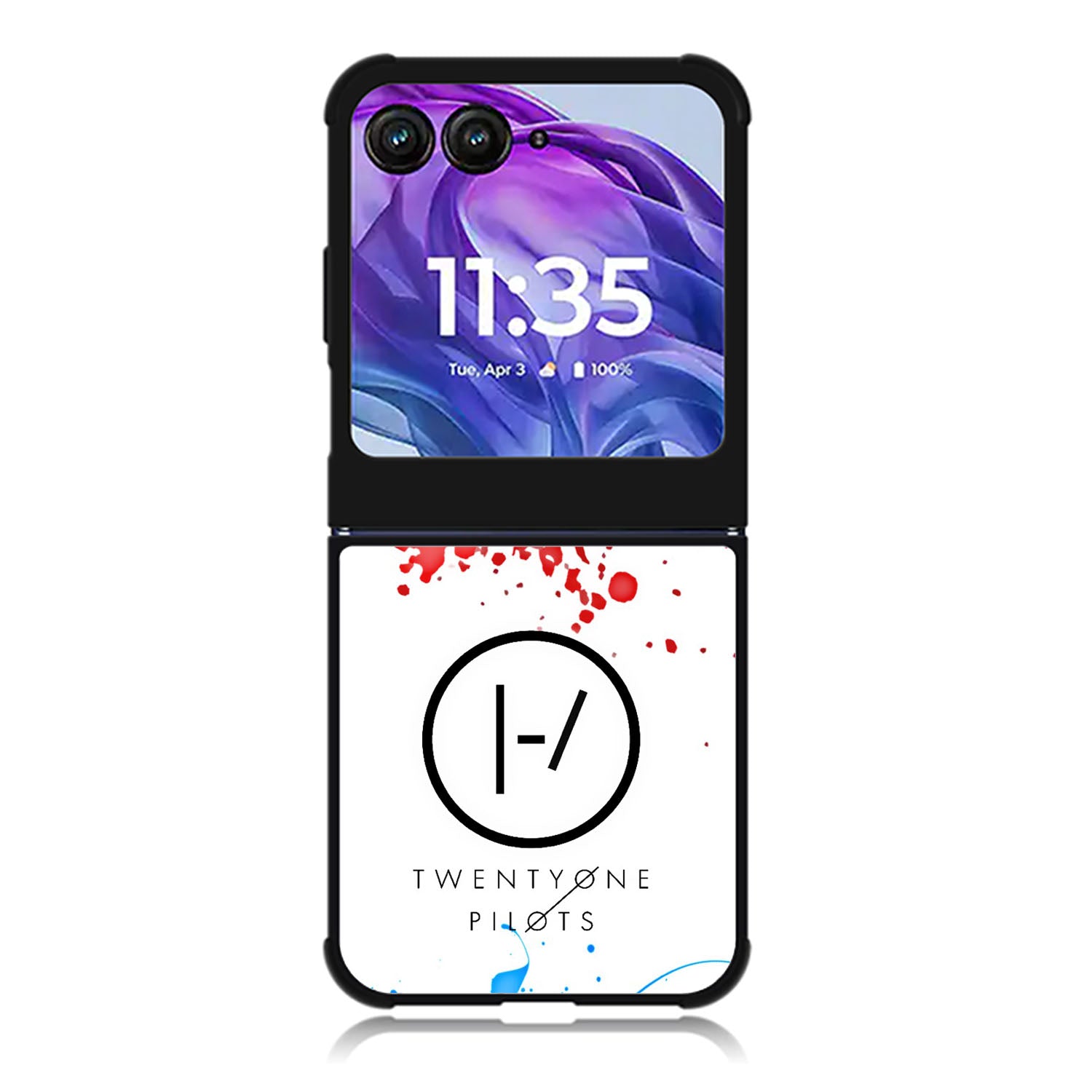 21 Twenty One Pilots Red Blue Motorola Moto Razr 2024 , Moto Razr 50 Case FE1413