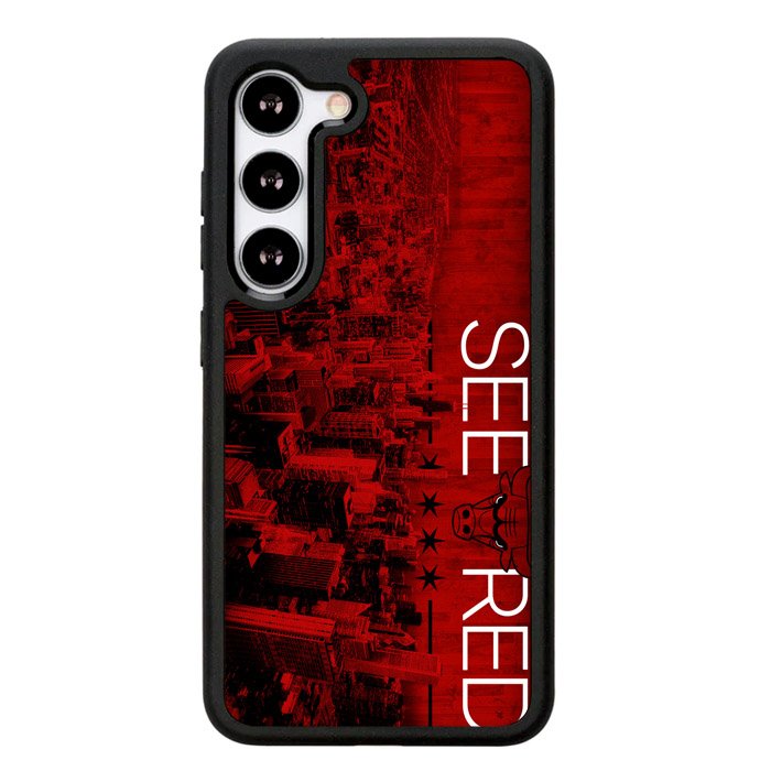 See Red Chicago Bulls Playoffs Z4811 Samsung Galaxy S24 Plus 5G , Samsung Galaxy S24+ 5G Case