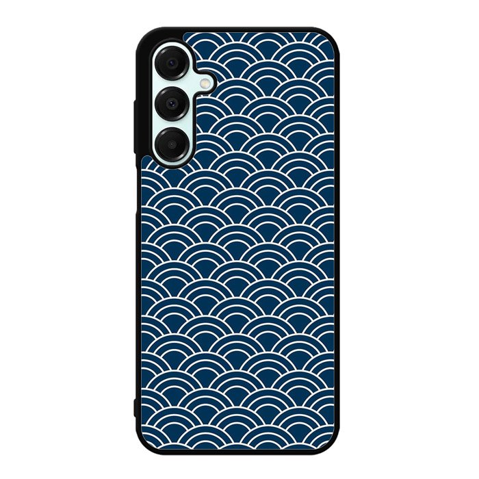 Japanese Gold Cloud Wave Indigo Pattern Z8008 Samsung Galaxy A16 5G Case