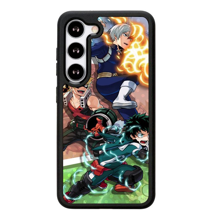 My Hero Academia Deku X Bakugou X Todoroki Z8068 Samsung Galaxy S25 Plus 5G , Samsung Galaxy S25+ 5G Case