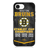 Boston Bruins Grunge Hockey2 iPhone 16e Case FE1725