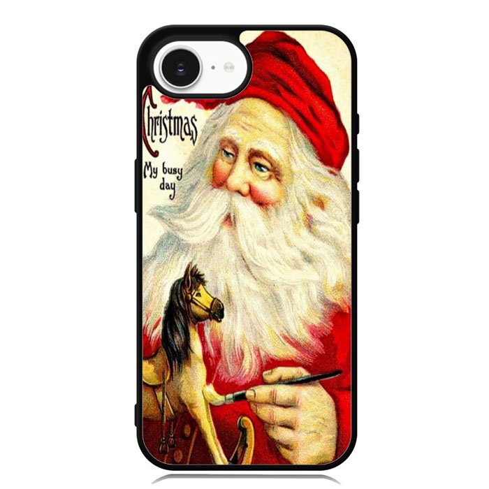 Merry Christmas My Busy Day iPhone 16e Case FE1924