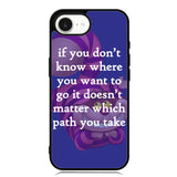 Alice In Wonderland Cheshire Cat Quote Letter iPhone 16e Case FE3077