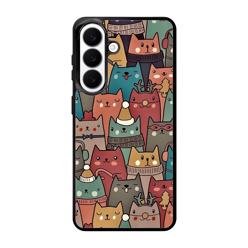Cute Cat Samsung Galaxy S26 Case FE0184