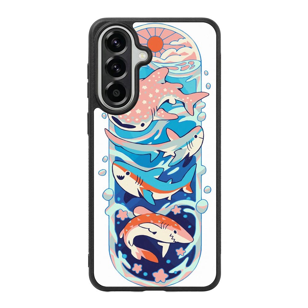 Cute Shark Samsung Galaxy A37 Case FE0198