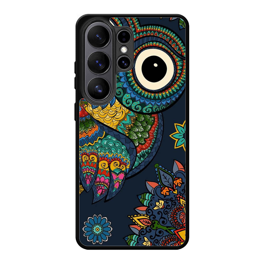 Owl Mandala Art Samsung Galaxy S26 Ultra Case FE0480