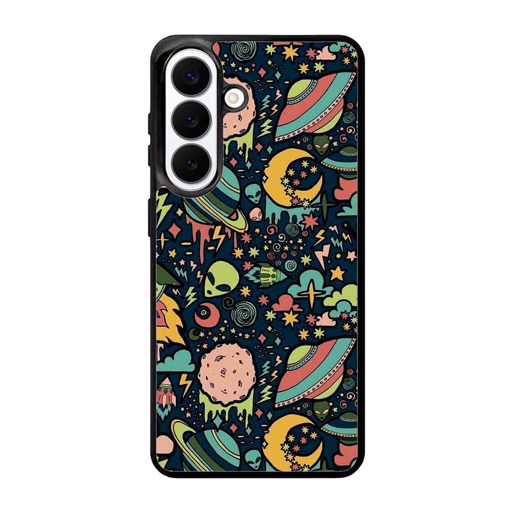 Alien Space Pattern Samsung Galaxy S26 Plus Case FE0023