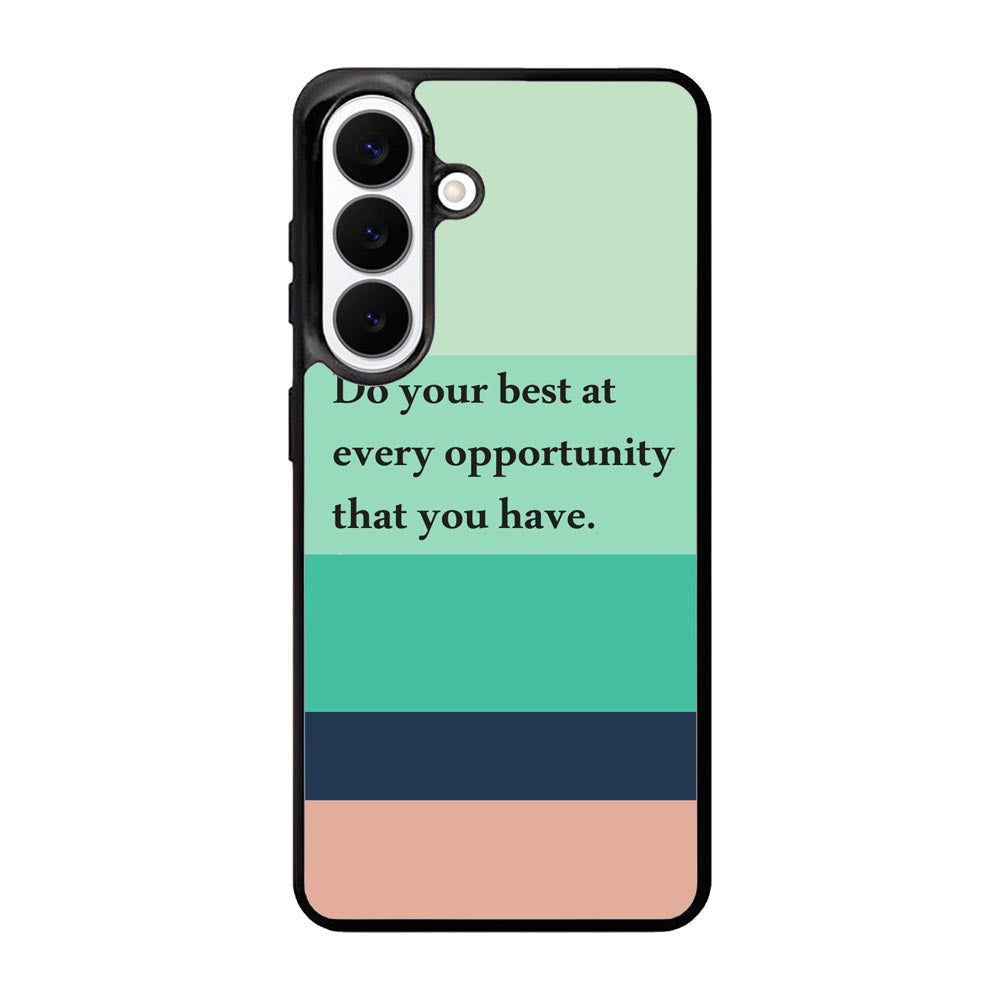 Mint Stripes X00341 Samsung Galaxy S26 Case